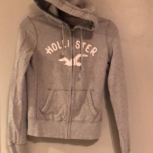 Hollister full zip hoodie